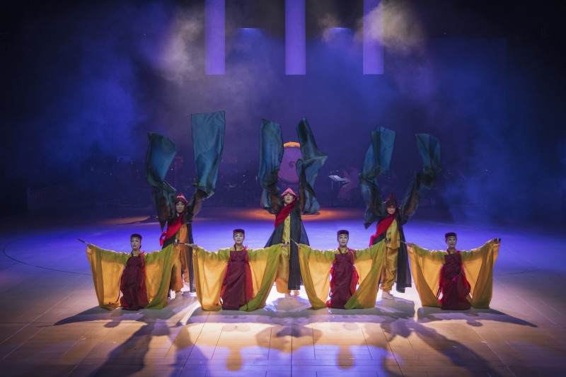 ▲ 국립국악원 무용단 '상선약수' 승무 공연.ⓒ국립국악원