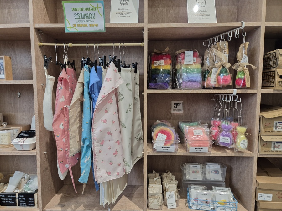 ▲ 나눔가게에서 판매 중인 홈테리어 제품들. ⓒ브랜드브리프