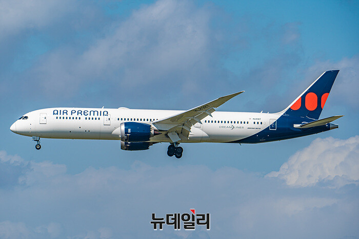 ▲ 에어프레미아 항공기 모습 ⓒ뉴데일리DB