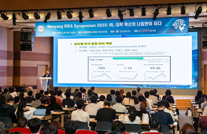 ▲ 심포지엄 모습.ⓒ한양대