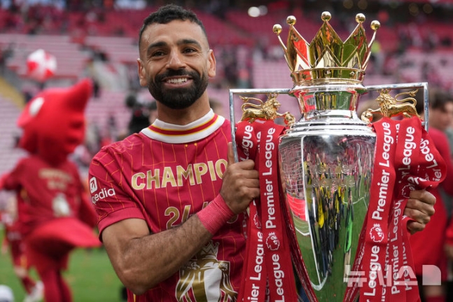 ▲ 리버풀의 모하메드 살라가 EPL 득점왕, 도움왕, 올해의 선수상을 동시에 석권한 최초의 선수가 됐다.ⓒ뉴시스 제공