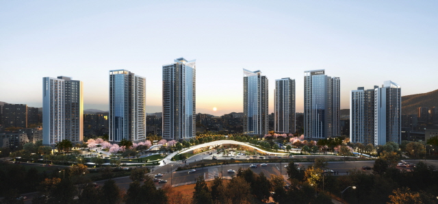 ▲ 부산 연산 10구역 재개발 조감도.ⓒHDC현대산업개발