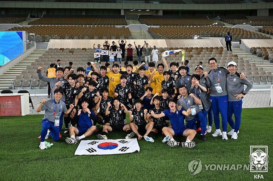 ▲ 한국 U-17 대표팀이 오는 11월 카타르에서 열리는 U-17 월드컵에서 멕시코, 코트디부아르, 스위스와 F조에 편성됐다.ⓒ대한축구협회 제공