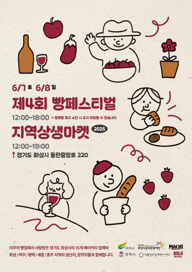 ▲ 제4회 빵 페스티벌 & 연결되는 지역 상생마켓 포스터ⓒ평택시 제공