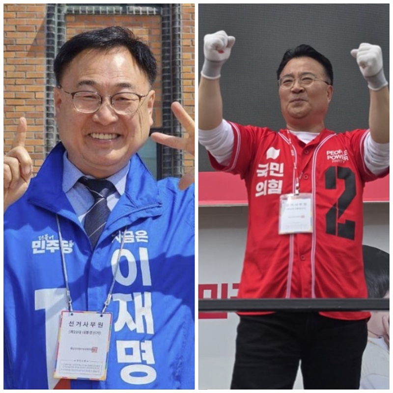 ▲ 더불어민주당 이광희 충북도당위원장, 국민의힘 서승우 충북도당 위원장(우).ⓒ더불어민주당·국민의힘 충북도당