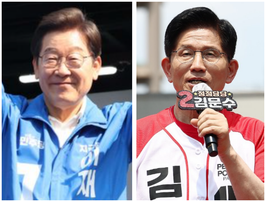 ▲ 이재명 더불어민주당 대선 후보와 김문수 국민의힘 대선 후보. ⓒ연합뉴스