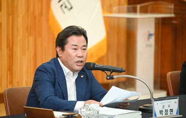 ▲ 박정현 부여군수.ⓒ부여군