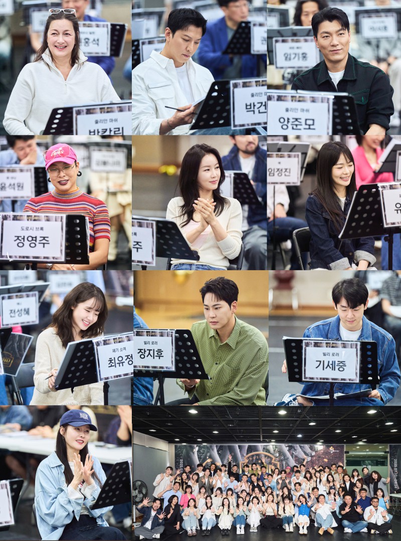 ▲ 뮤지컬 '브로드웨이 42번가' 상견례 현장.ⓒCJ ENM·샘컴퍼니