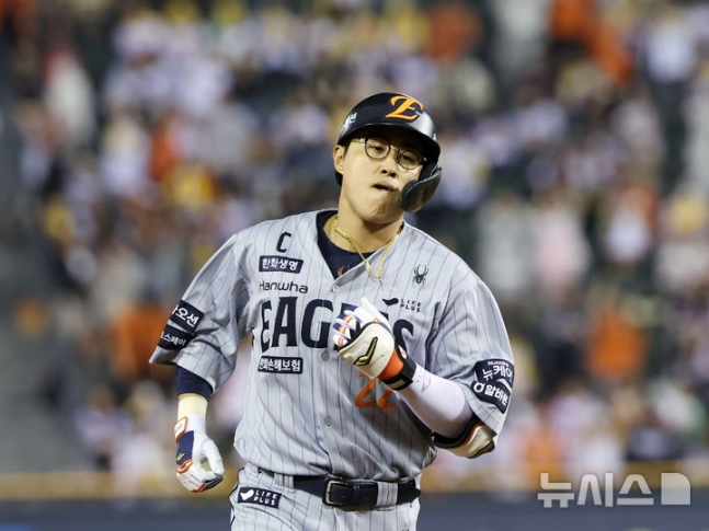 ▲ 한화가 11회 터진 채은성의 투런포를 앞세워 LG에 6-5 승리를 거뒀다.ⓒ뉴시스 제공