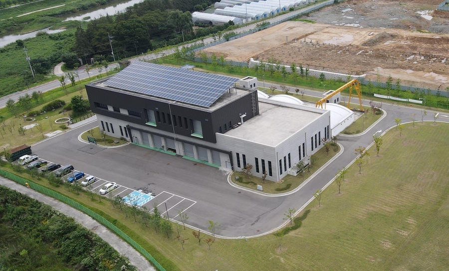 ▲ 오송읍 정중리 공공폐수처리시설 전경.ⓒ청주시