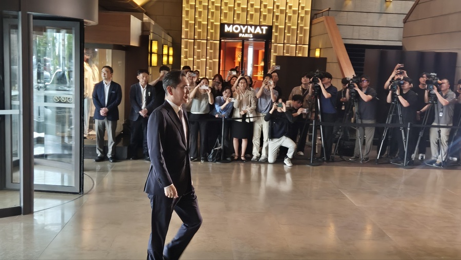 ▲ 이재용 삼성전자 회장이 30일 서울 중구 서울신라호텔에서 열린 '제25회 삼성호암상'에 참석하고 있다.ⓒ윤아름 기자