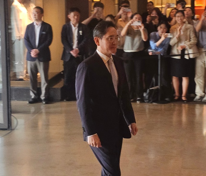 ▲ 이재용 삼성전자 회장이 30일 서울 중구 서울신라호텔에서 열린 '제25회 삼성호암상'에 참석하고 있다.ⓒ윤아름 기자