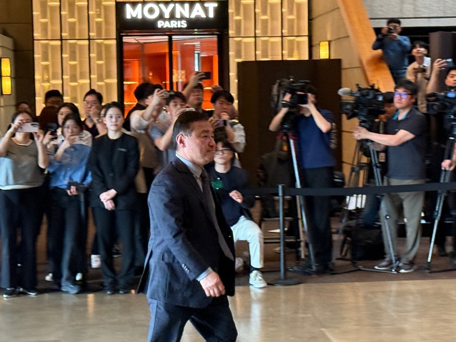 ▲ 노태문 삼성전자 DX부문장 직무대행(사장)이 30일 서울 중구 서울신라호텔에서 열린 '제25회 삼성호암상'에 참석하고 있다.ⓒ윤아름 기자