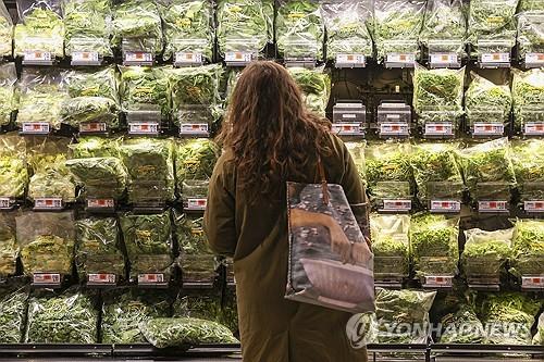 ▲ 뉴욕의 한 수퍼마켓 신선식품 코너. ⓒ연합뉴스.