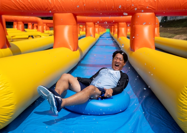 ▲ 에버랜드 여름축제 신규 슬라이드 '워터 버스터' 스플래쉬 슬라이드ⓒ에버랜드