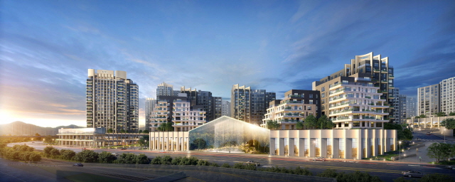 ▲ 한남5구역 투시도. ⓒDL이앤씨