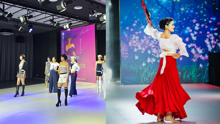 ▲ 서울문화예술대 모델학과 10주년 기념 패션쇼 무대.ⓒ서울문화예술대
