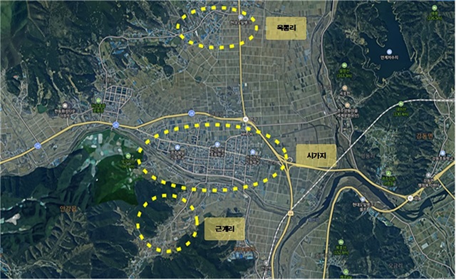 ▲ 경주시 안강읍 하수관로 기술진단 사업 위치도.ⓒ경주시
