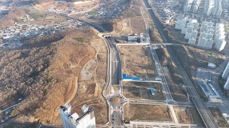 ▲ 오는 5일 개통을 앞둔 희망로.ⓒ천안시