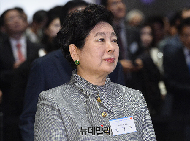 ▲ 현정은 현대그룹 회장의 긍정의 힘, 부드러운 카리스마도 호실적 순풍의 요인으로 거론된다. ⓒ뉴데일리DB