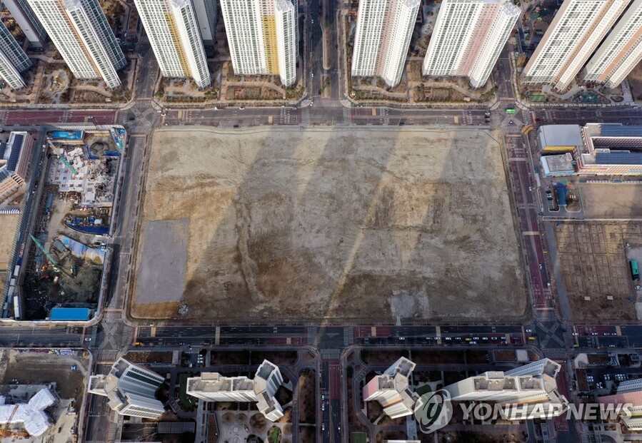 ▲ 인천 송도국제업무단지 내 국제학교 용지 ⓒ 연합뉴스 제공