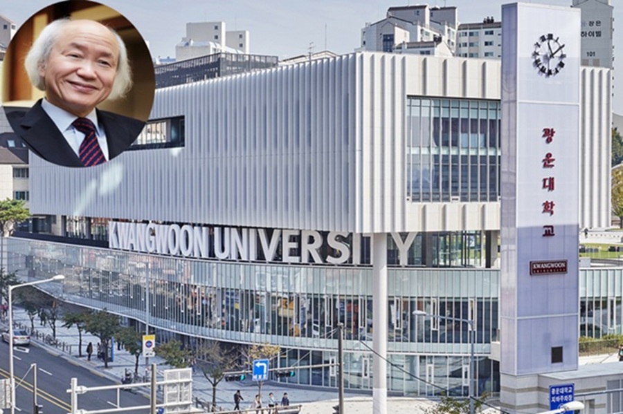 ▲ 광운대학교 전경. 좌측 상단은 천장호 총장.ⓒ광운대