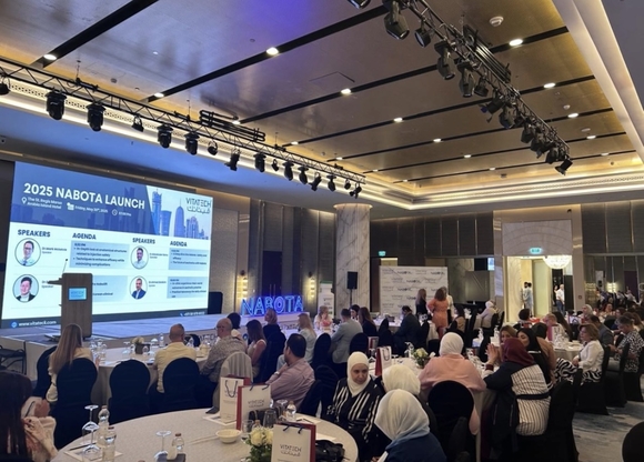 ▲ 지난달 30일 카타르 도하에서 나보타 론칭 심포지엄이 진행되고 있다. ⓒ대웅제약