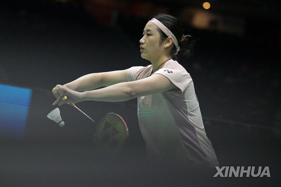 ▲ 안세영이 인도네시아오픈 16강에서 김가은을 2-0으로 꺾고 8강 진출에 성공했다.ⓒ연합뉴스 제공