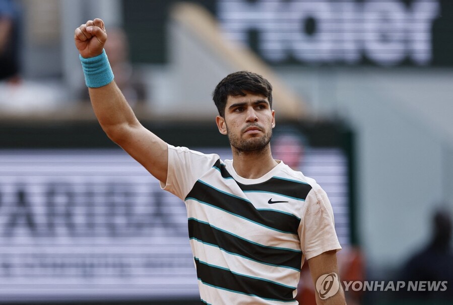 ▲ 카를로스 알카라스가 프랑스오픈 테니스대회 2연패를 달성했다.ⓒ연합뉴스 제공