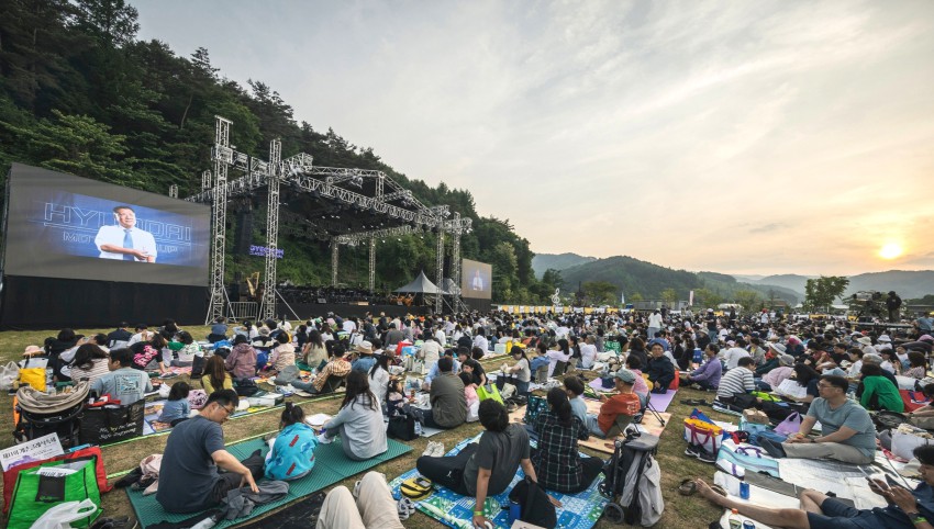 ▲ '제11회 계촌클래식축제'의 별빛콘서트 전경.ⓒ현대차 정몽구 재단