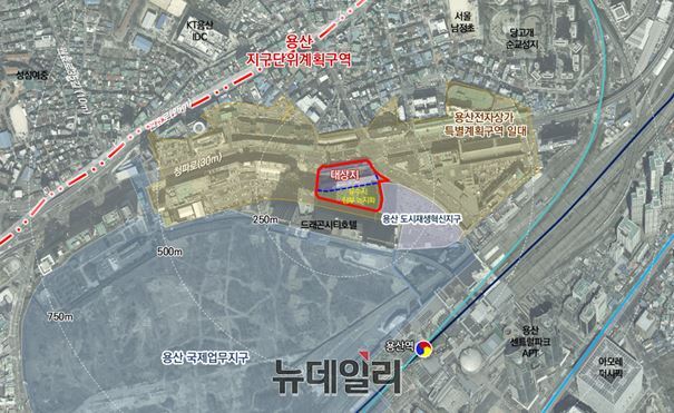 ▲ 나진상가 12·13동 부지 위치도 ⓒ서울시
