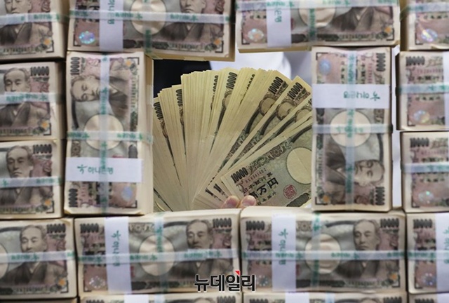 ▲ 엔화. 240705 사진=정상윤 기자. ⓒ뉴데일리