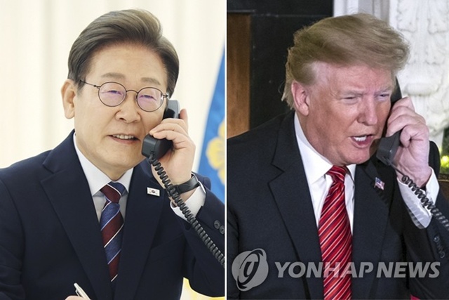 ▲ 이재명 한국 대통령(좌)과 도널드 트럼프 미국 대통령. EPA=연합뉴스 자료사진. ⓒ연합뉴스