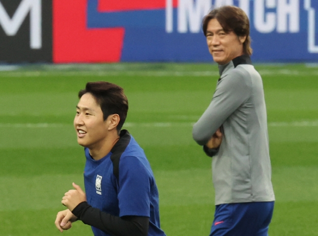 ▲ 한국 대표팀 이강인이 홍명보 감독과 축구협회에 대한 비판을 자제해 달라고 요청했다.ⓒ연합뉴스 제공