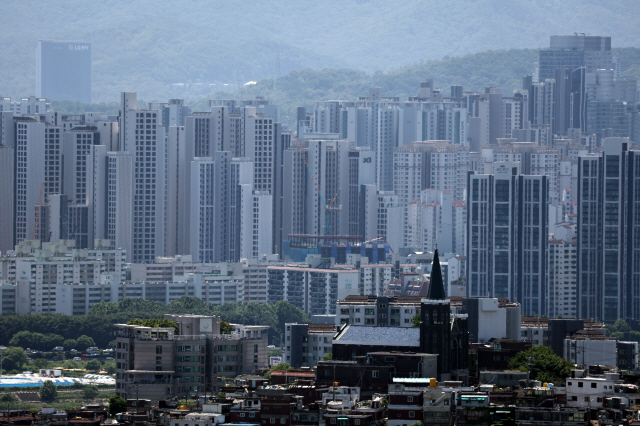 ▲ 서울 남산에서 바라본 아파트 단지.ⓒ연합뉴스