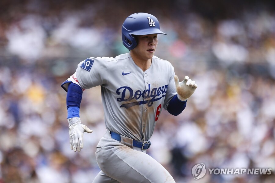 ▲ 다저스의 김혜성이 선발 출전했으나 무안타, 실책, 조기 교체 등 아쉬움을 남겼다.ⓒ연합뉴스 제공