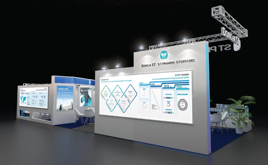 ▲ 동아쏘시오그룹 3사 공동 부스. ⓒ동아쏘시오홀딩스