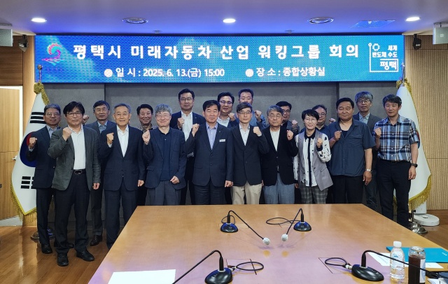▲ 미래모빌리티 워킹그룹 회의ⓒ평택시 제공