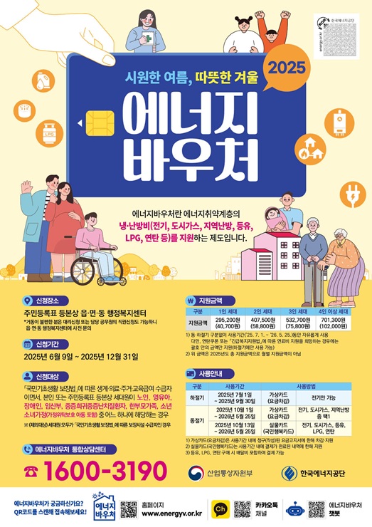 ▲ 대구 동구청(구청장 윤석준)은 하·동절기 에너지 취약계층을 위한 2025년 에너지바우처 사업의 신청·접수를 시작했다.ⓒ동구청