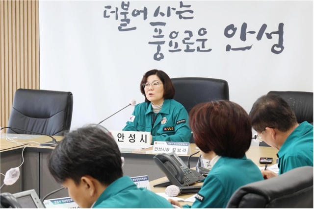 ▲ 폭염특보 대비 민관합동 TFⓒ안성시 제공