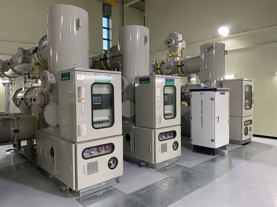 ▲ 변전 자동화 기술이 적용된 LS일렉트릭의 GIS ⓒLS일렉트릭