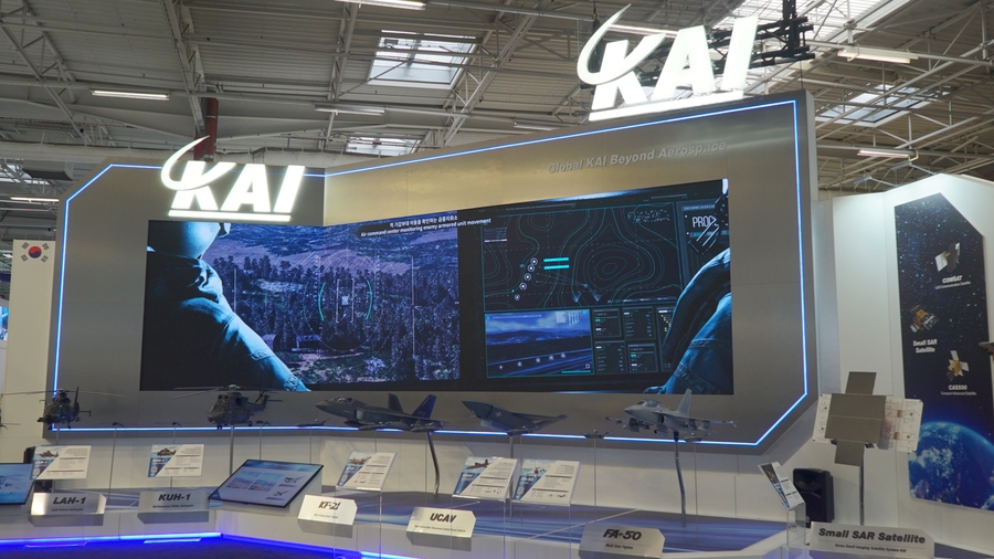 ▲ KAI 부스 전경 ⓒKAI