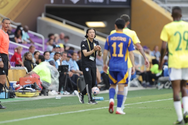 ▲ 울산이 클럽월드컵 F조 1차전에서 남아공의 마멜로디 선다운스에 0-1로 패배했다.ⓒ울산HD 제공