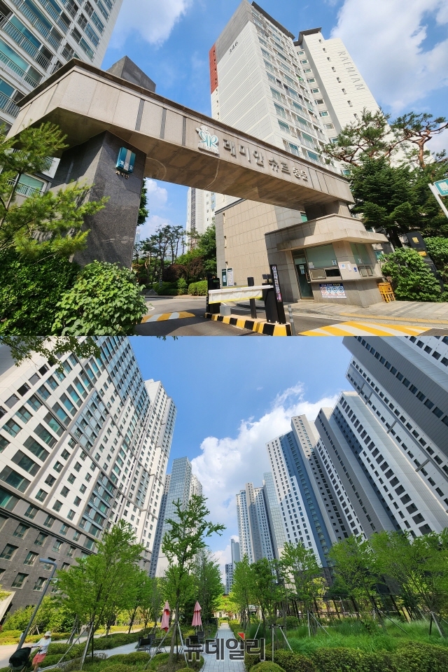 ▲ 과천 일대 아파트 단지 전경=나광국 기자