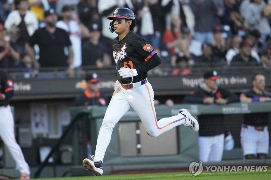 ▲ 이정후가 2경기 연속 안타를 생산했고, 샌프란시스코는 3연패를 당했다.ⓒ연합뉴스 제공