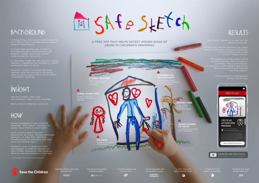 ▲ 세이프 스케치(SAFE SKETCH). ⓒCANNES LIONS