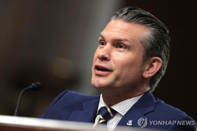 ▲ 피트 헤그세스 미국 국방부 장관. 출처=AFPⓒ연합뉴스