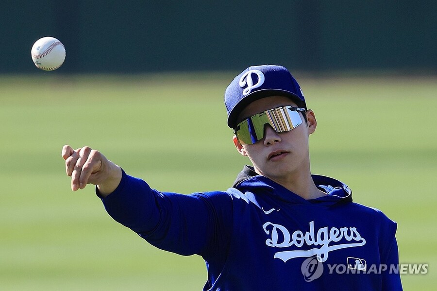 ▲ 다저스의 김혜성이 MLB닷컴에서 진행한 신인상 모의투표에서 2위를 차지했다.ⓒ연합뉴스 제공