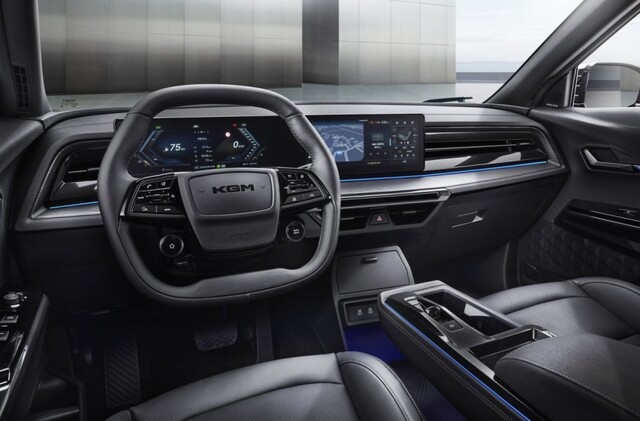 ▲ KGM 액티언 하이브리드 인테리어 ⓒKGM