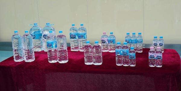 ▲ 백산수의 제품 SKU는 2013년 2개에서 현재 9개까지 확대됐다. 중국 현지에서는 전용 5L 제품을 운영하는 등 특수 판매를 추진 중이다.ⓒ최신혜 기자